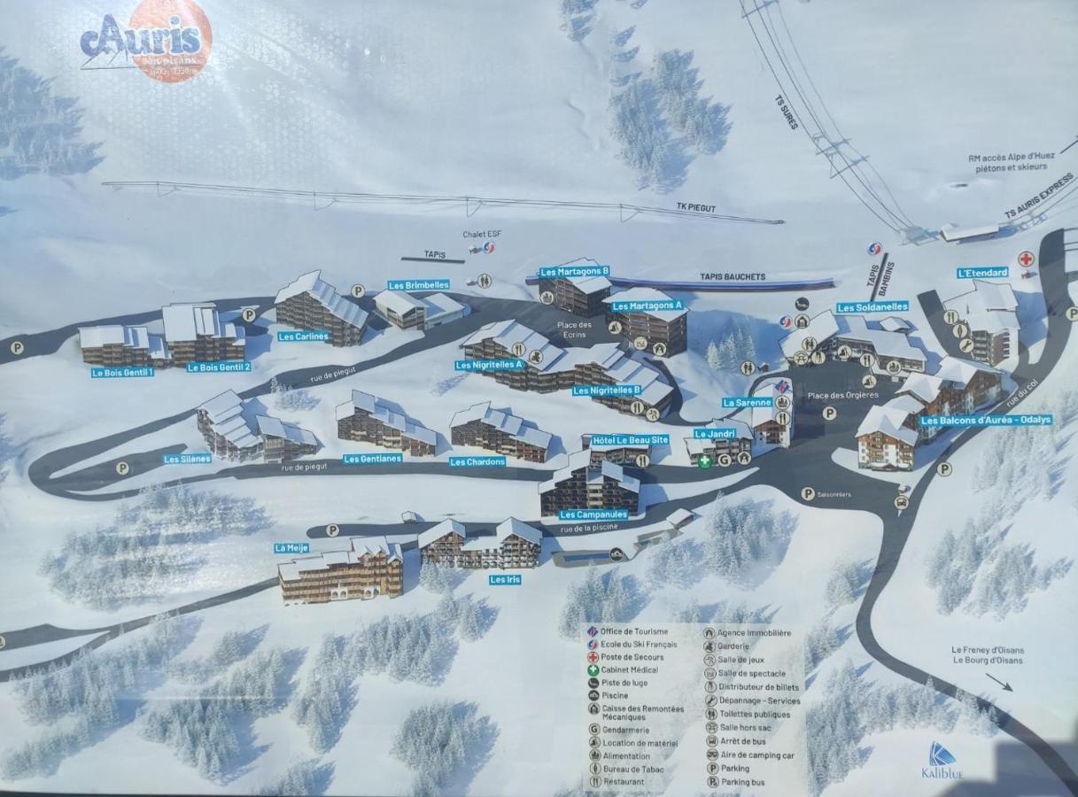 Auris Les Gentianes Station Alpe Huez Lägenhet Exteriör bild